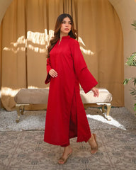 Zauk Stitched 2 Piece Collection-Ruby