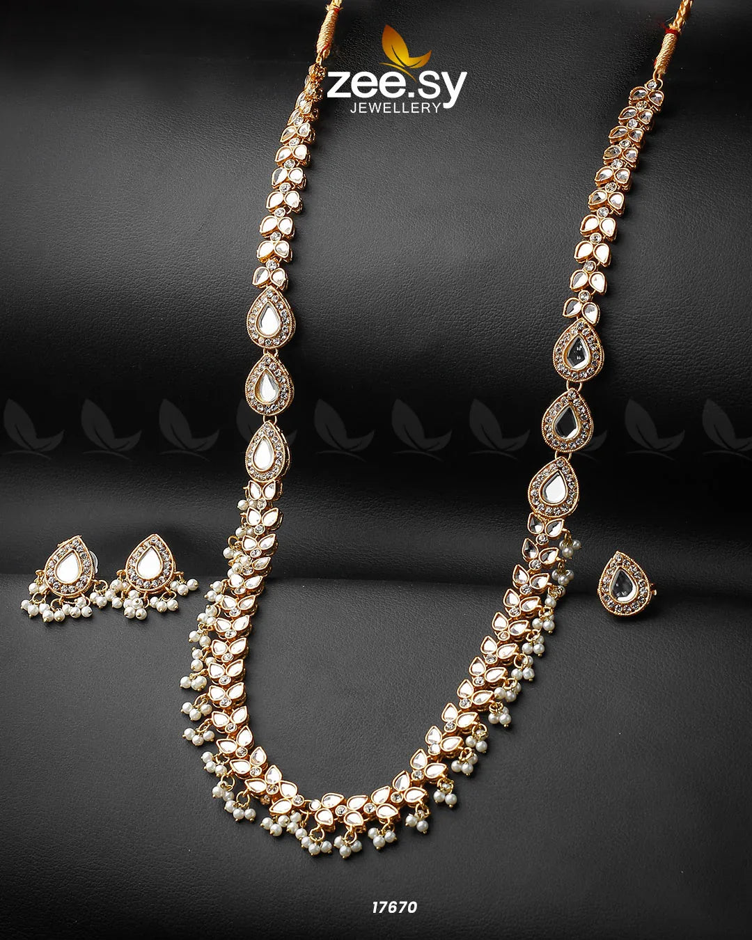 Adorned Malla necklace - Zeesy Jewellery