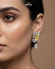 Agate Studs Earrings - Zeesy Jewellery