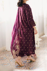 Eid Drop 2 By Azure Unstitched 3 Piece Ensembles Festive Jacquard Lawn Suit-62-Almandine