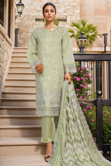 Amyrah By Sada Bahar Stitched 3 Piece Emb Festive Collection-CK-4066-Green