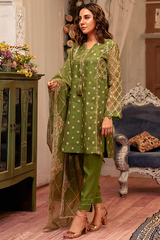 Zaaviay Stitched Eid Collection 2022  Anya (Three Piece)