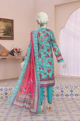 Almeerah Unstitched 3 Piece Emb Cutwork Lawn Vol-04 Collection'2025-Aqua Mint Breeze