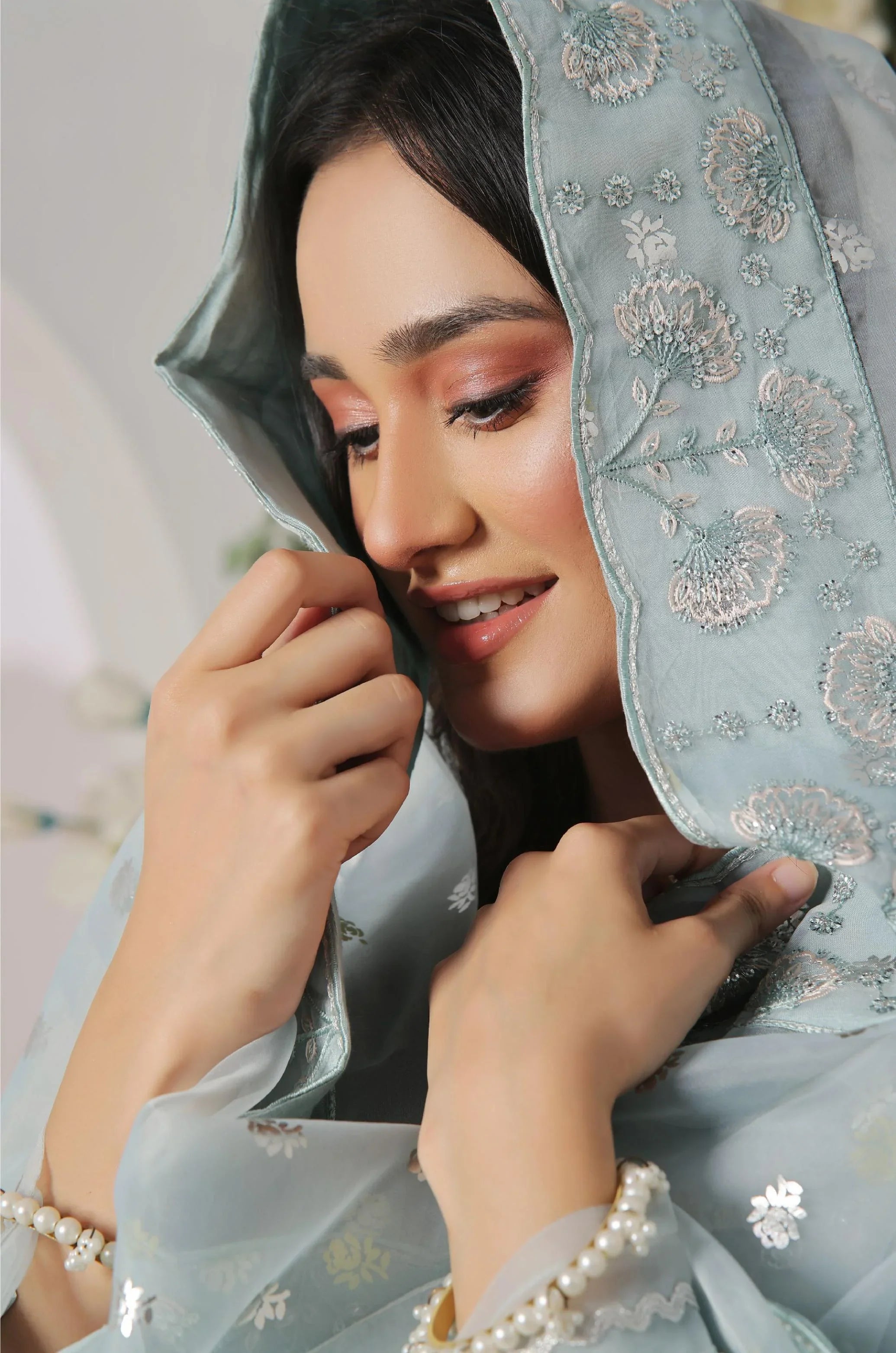 Dressline Aroohi Unstitched 3 Pc Luxury Emb Organza Collection