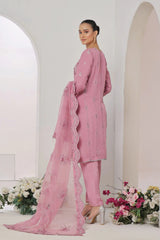 Dressline Aroohi Unstitched 3 Pc Luxury Emb Organza Collection