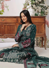 Dressline Aroohi Unstitched 3 Pc Luxury Emb Organza Collection