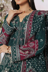 Dressline Aroohi Unstitched 3 Pc Luxury Emb Organza Collection