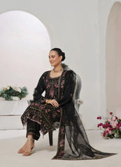Dressline Aroohi Unstitched 3 Pc Luxury Emb Organza Collection