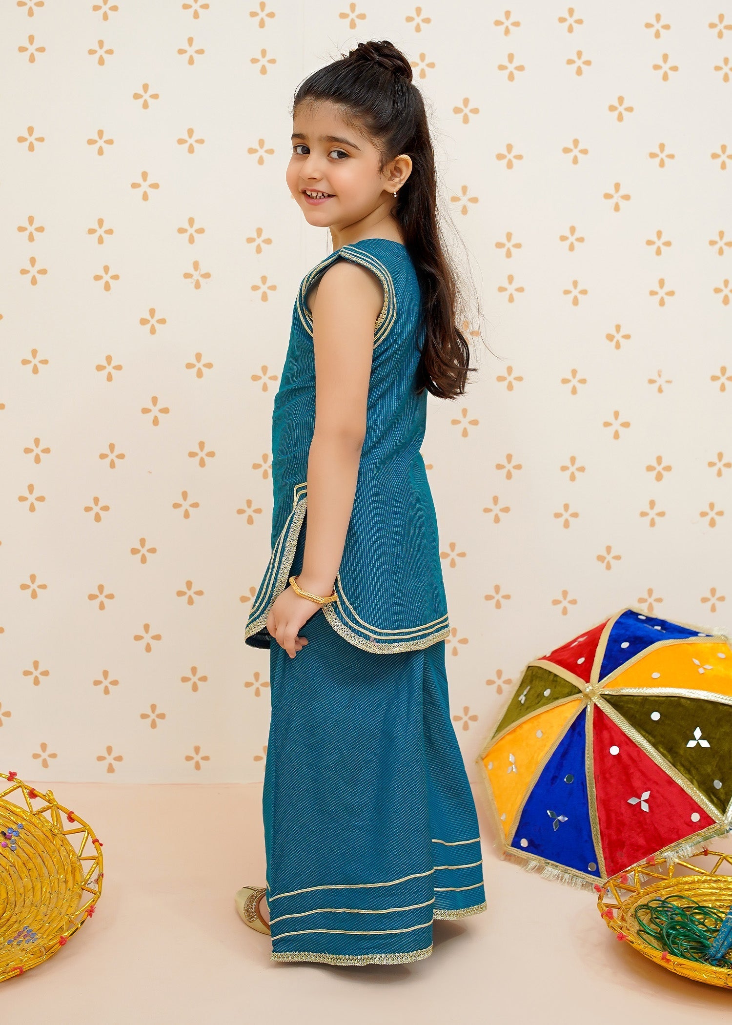 Eid Ka Andaaz By Modest Stitched 3 Piece Cotton Lawn Collection'2025-9510 Toddler