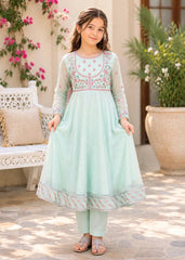 Modest Stitched 3 Piece Festive Formals Vol-02 Suit-11105-CBlu