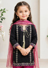 Modest Stitched 3 Piece Festive Formals Vol-02 Suit-11220-Blk