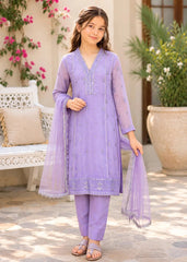 Modest Stitched 3 Piece Festive Formals Suit-11115-LPur