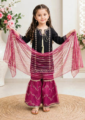 Modest Stitched 3 Piece Festive Formals Vol-02 Suit-11220-Blk