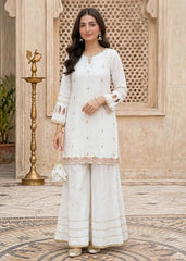 Modest Women 3 Piece White Chiffon Outfit Suit-W297-Wht