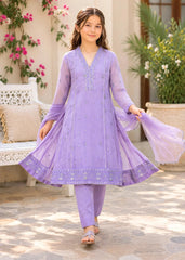 Modest Stitched 3 Piece Festive Formals Suit-11115-LPur