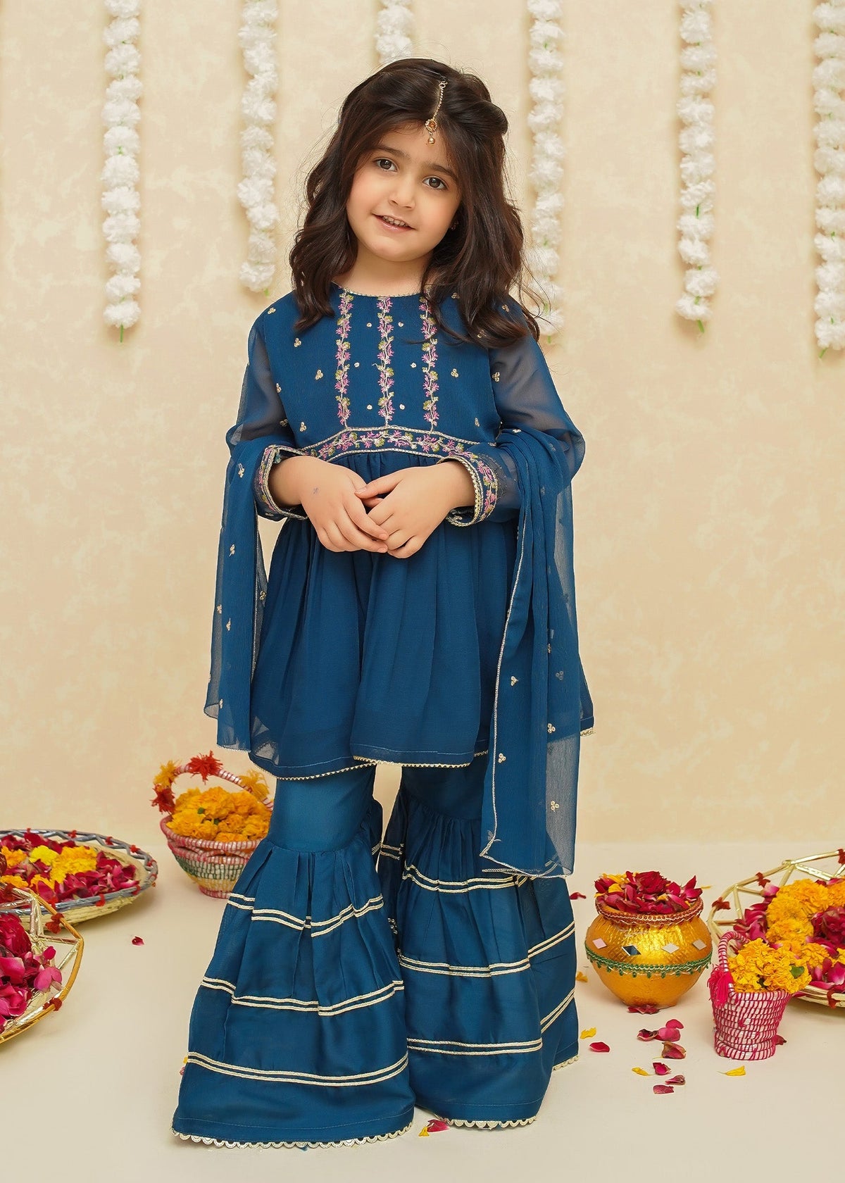 Gulzar By Modest Stitched 3 Piece Formals Collection'2025-9250 Toddlers