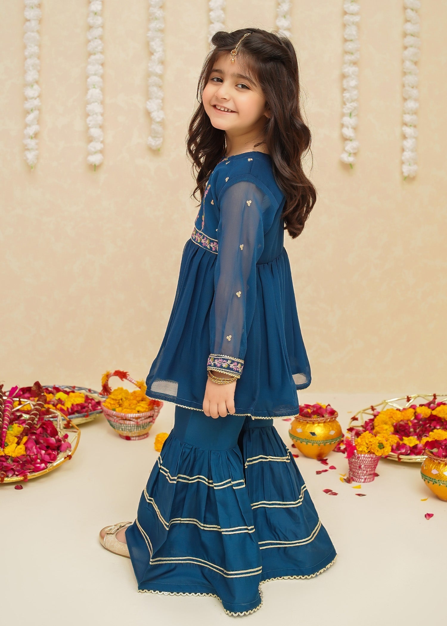 Gulzar By Modest Stitched 3 Piece Formals Collection'2025-9250 Toddlers