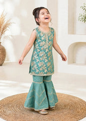 Modest Stitched 3 Piece Festive Formals Vol-02 Suit-11330-Grn