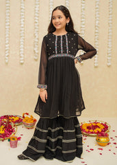 Gulzar By Modest Stitched 3 Piece Formals Collection'2025-8905-Black