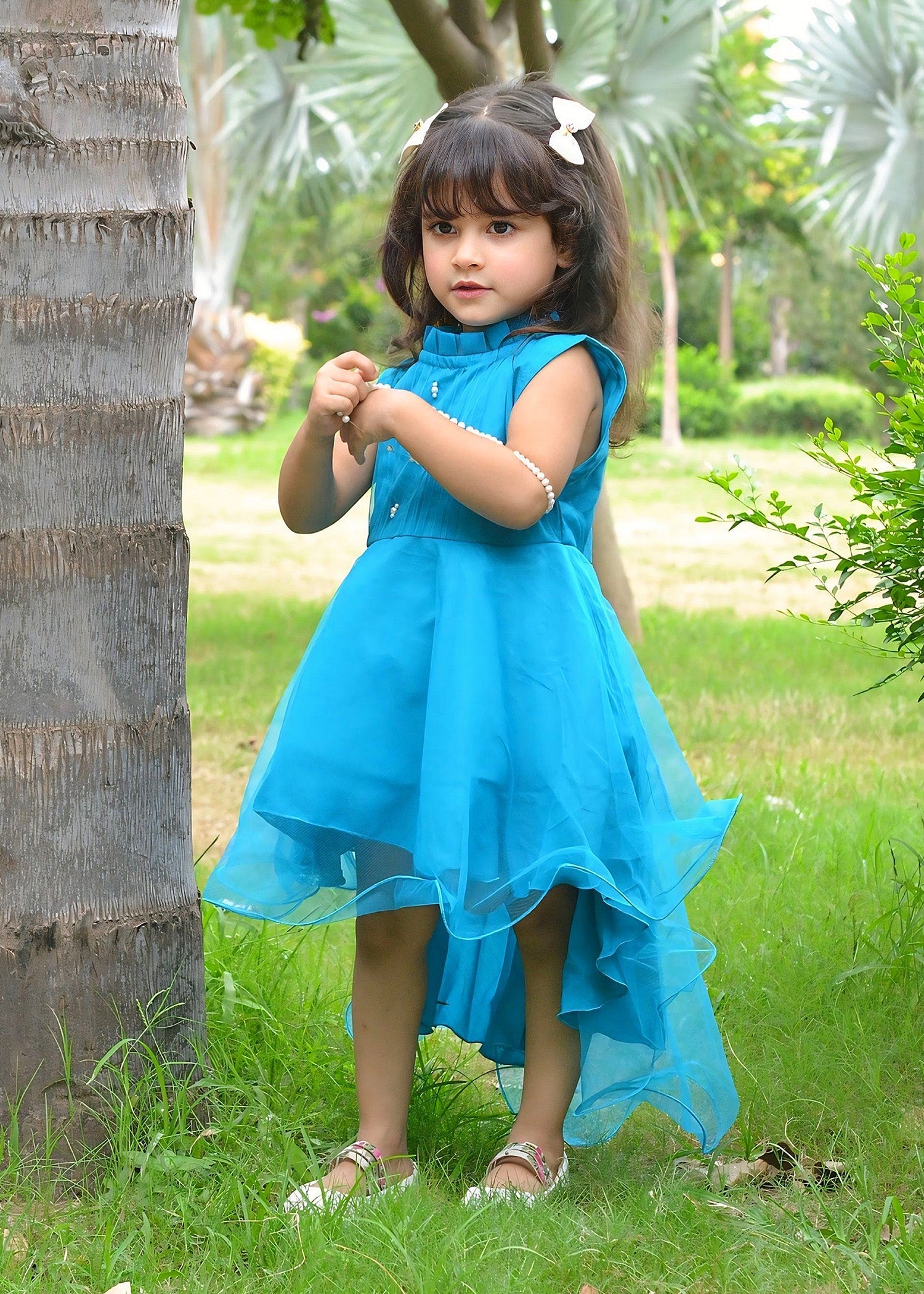 Fairy Bloom by Modest Stitched kids Formals Frock Collection'2025-Frost