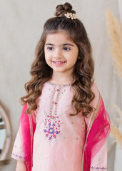 Modest Stitched 3 Piece Festive Formals Suit-11130-Pnk