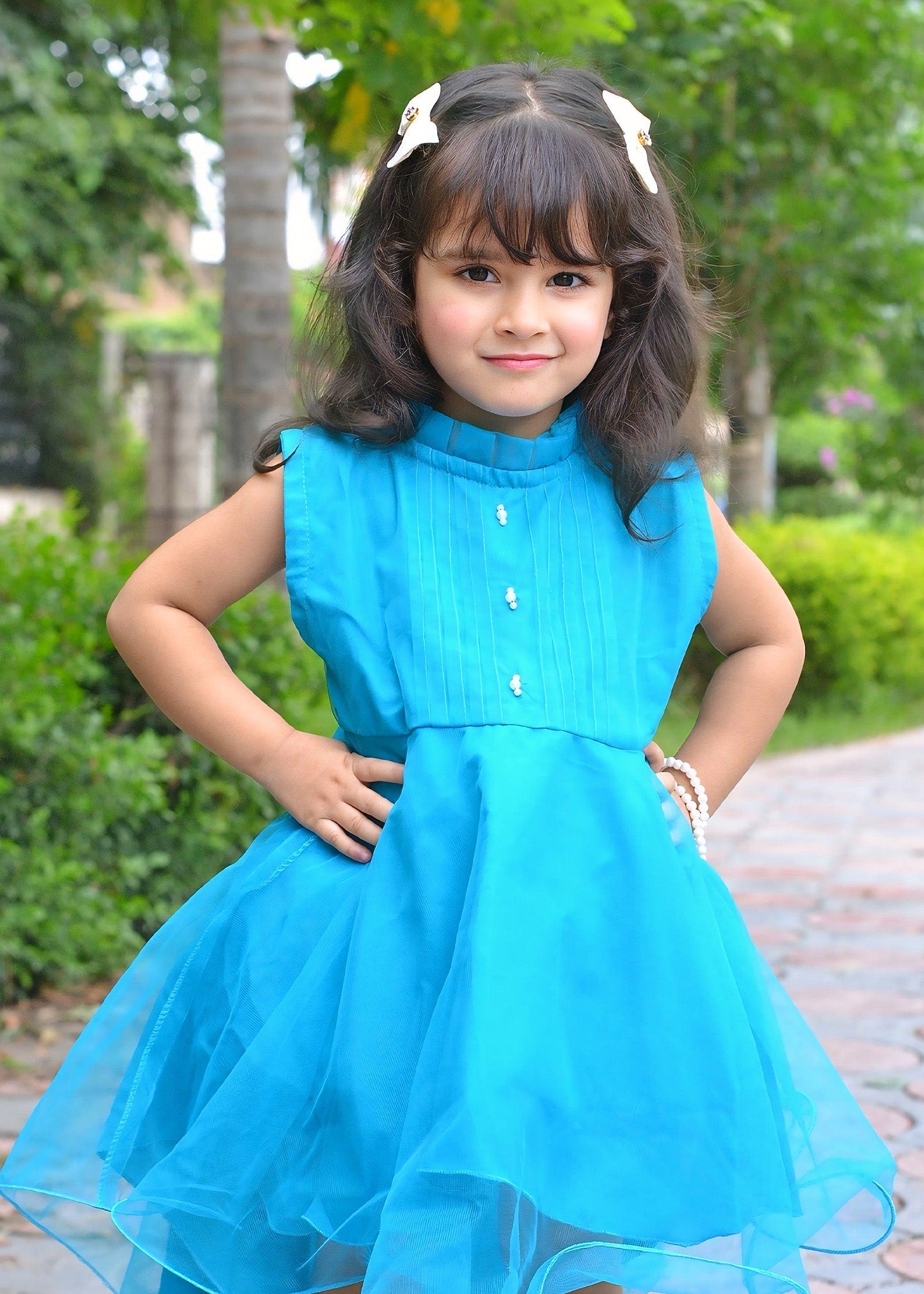 Fairy Bloom by Modest Stitched kids Formals Frock Collection'2025-Frost