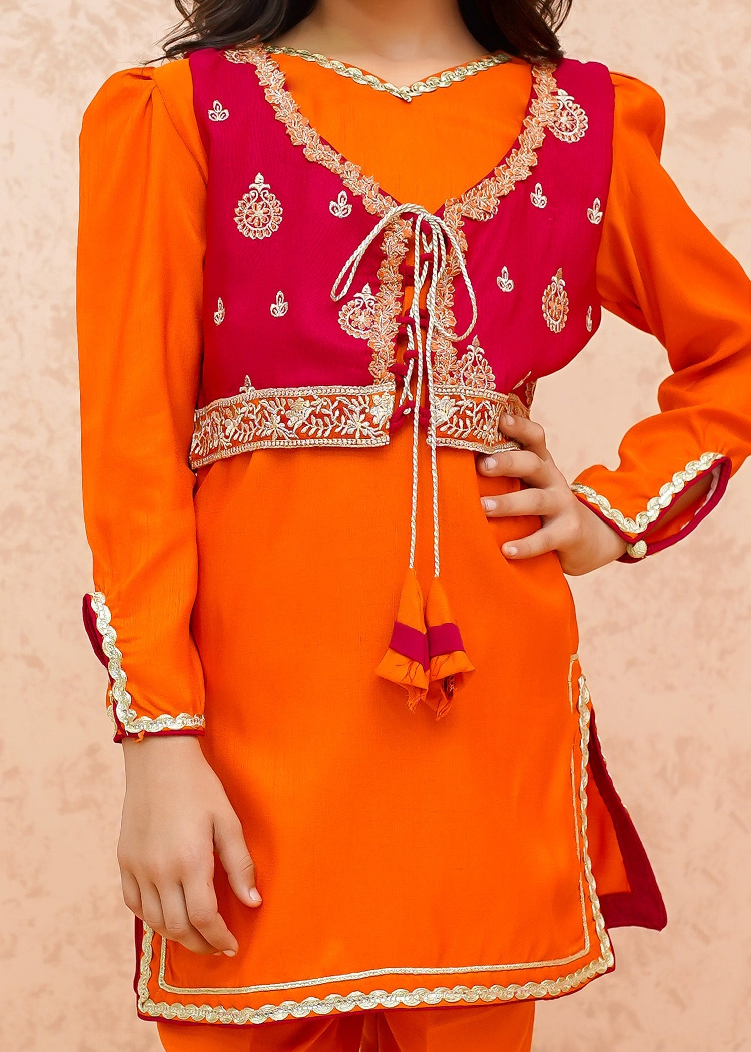 Eid Ka Andaaz By Modest Stitched 3 Piece Formals Collection'2025-9035 Toddler
