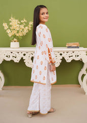 Modest Stitched 3 Piece Festive Edit Vol-02 Collection'2025-Printed White Cotton Suit