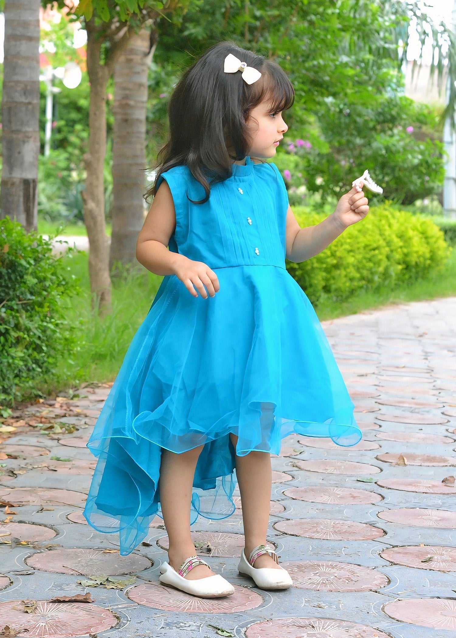 Fairy Bloom by Modest Stitched kids Formals Frock Collection'2025-Frost