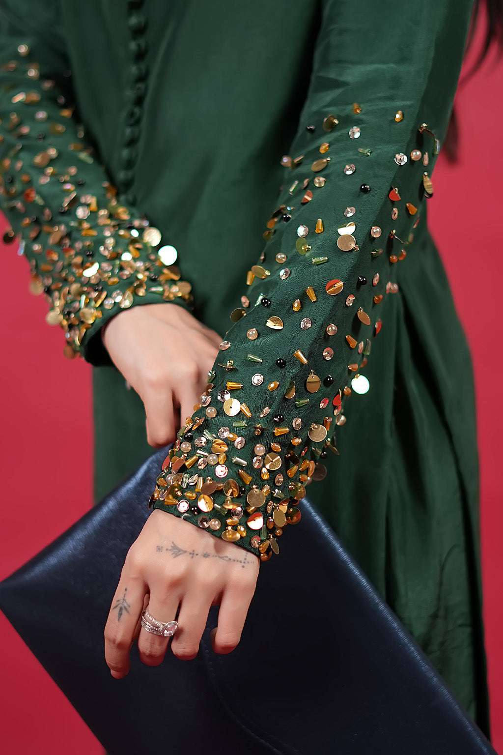 Zelina By Meeral Stitched 3 Piece Formals Collection'2025-HE-001