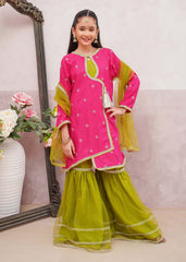 Modest Stitched 3 Piece Festive Edit Vol-02 Suit-9655-HPnk