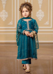Modest Stitched 3 Piece Festive Edit Vol-02 Suit-9740-Grn