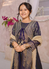 Modest Stitched 3 Piece Eid Edit Vol-02 Suit-10610-Blu