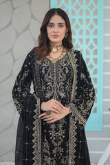 Inara By Azmeerah Official Semi Stitched 3 Piece Chiffon Edit Collection'2024-06-Aurelia