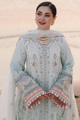 Sahil By Qalamkar Unstitched 3 Piece Luxury Lawn Suit-SA-05-Ayra