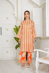 Qurb Stitched 2 Piece Summer Collection'2025-Azure