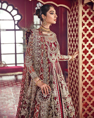 Shehrnaaz By Gulaal Unstitched 3 Piece Bridal Suit-Serat B-2