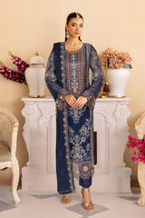 Sangeet by Ramsha Unstitched 3 Piece Chiffon Vol-03 Suit-B-302