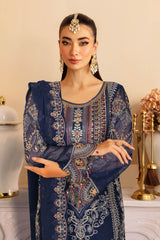 Sangeet by Ramsha Unstitched 3 Piece Chiffon Vol-03 Suit-B-302