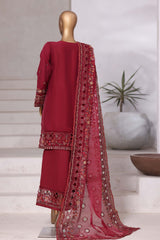 Mahpara By Sada Bahar Stitched 3 Piece Festive Formal Limited Edition Vol-03 Suit-B-32-MAROON