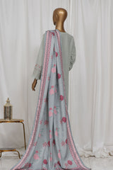 Sada Bahar Stitched 3 Piece Luxury Emb Khaddar Vol-01 Suit-B-33-Pista