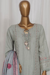 Sada Bahar Stitched 3 Piece Luxury Emb Khaddar Vol-01 Suit-B-33-Pista