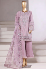 Mahpara By Sada Bahar Stitched 3 Piece Festive Formal Limited Edition Suit-B-33 PLUM