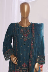 Mahpara By Sada Bahar Stitched 3 Piece Festive Formals Vol-20 Collection'2025-B-37-Green