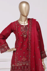 Mahpara By Sada Bahar Stitched 3 Piece Festive Formal Vol-01 Suit-B-37 MAROON