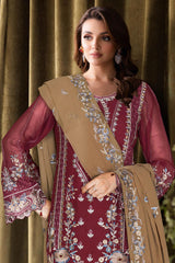 Sangeet by Ramsha Unstitched 3 Piece Chiffon Vol-04 Suit-B-403