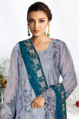 Sangeet by Ramsha Unstitched 3 Piece Chiffon Vol-04 Suit-B-404