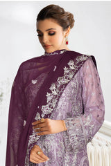Sangeet by Ramsha Unstitched 3 Piece Chiffon Vol-04 Suit-B-410