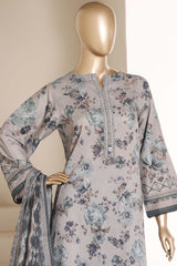 Sada Bahar Stitched 3 Piece Printed Lawn Vol-05 Suit-PR- 4534 GREY