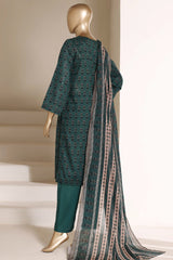 Sada Bahar Stitched 3 Piece Printed Lawn Vol-05 Suit-PR- 91B T.BLUE